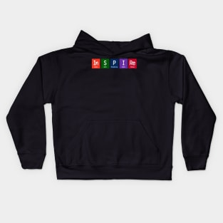 Inspire Chemistry Periodic Table Fun Kids Hoodie